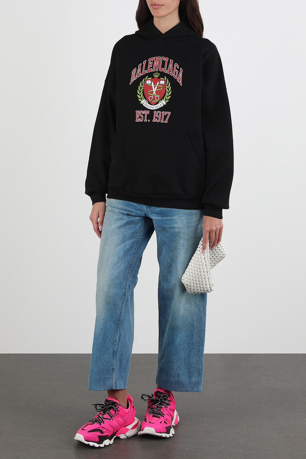 מכנסי ג'ינס בגזרה ישרה